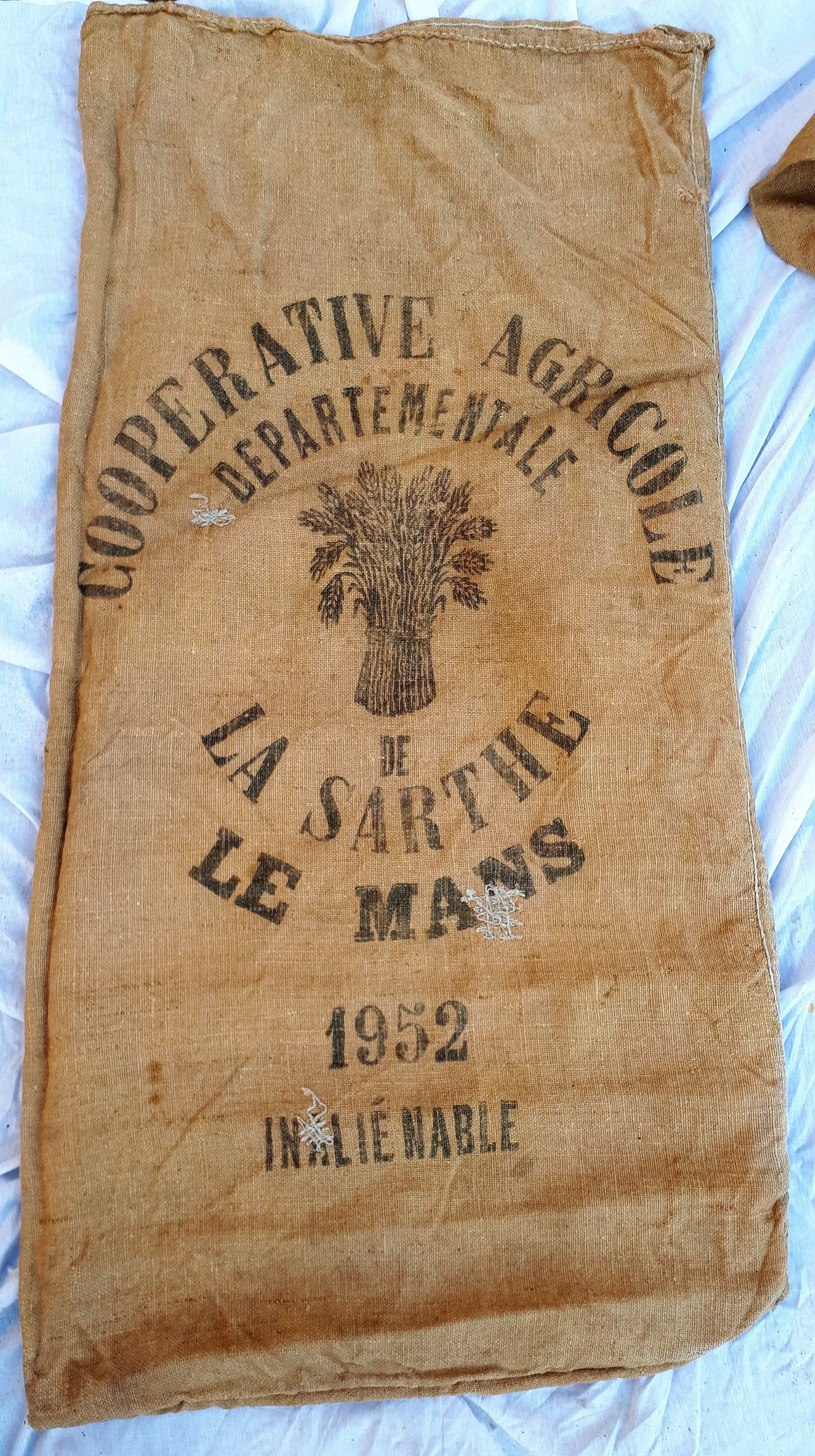 Sarthe Cooperative Burlap Bag