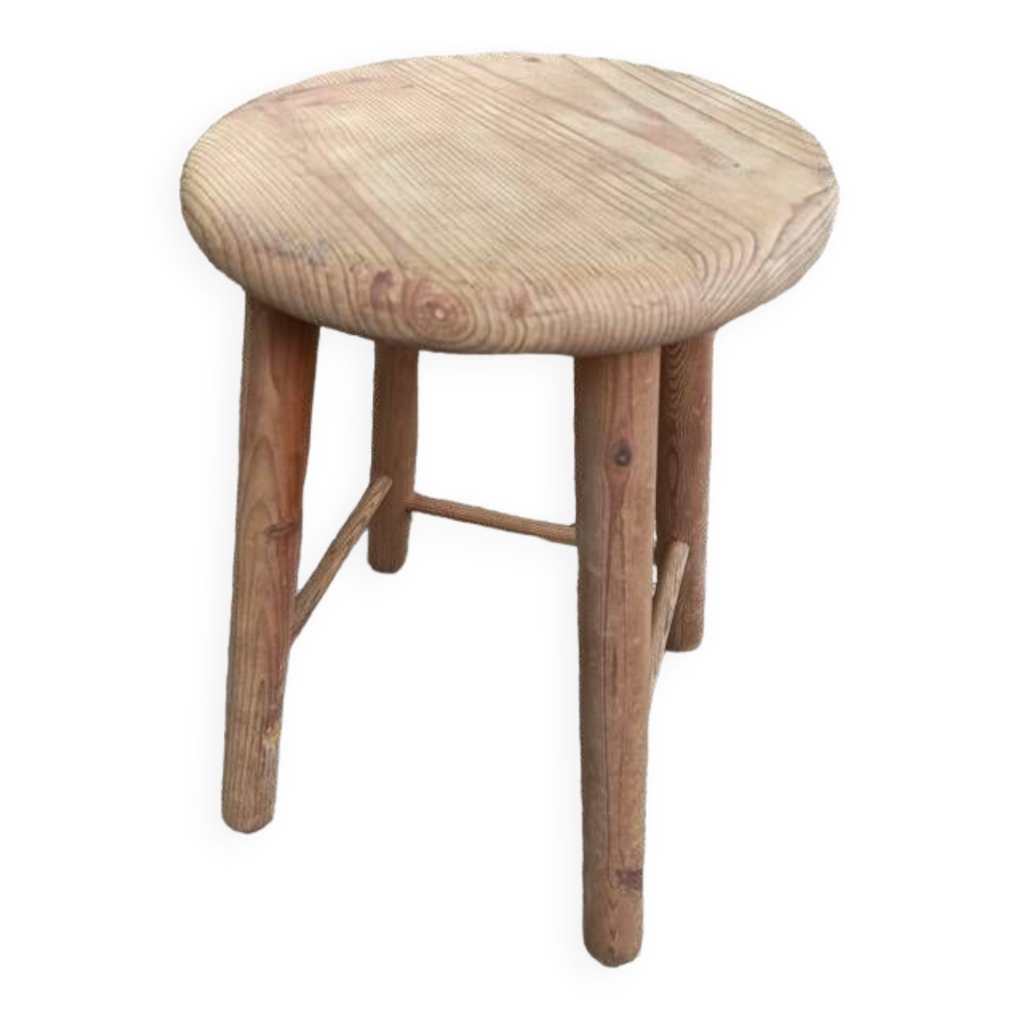 Aero-gummed solid wood stool