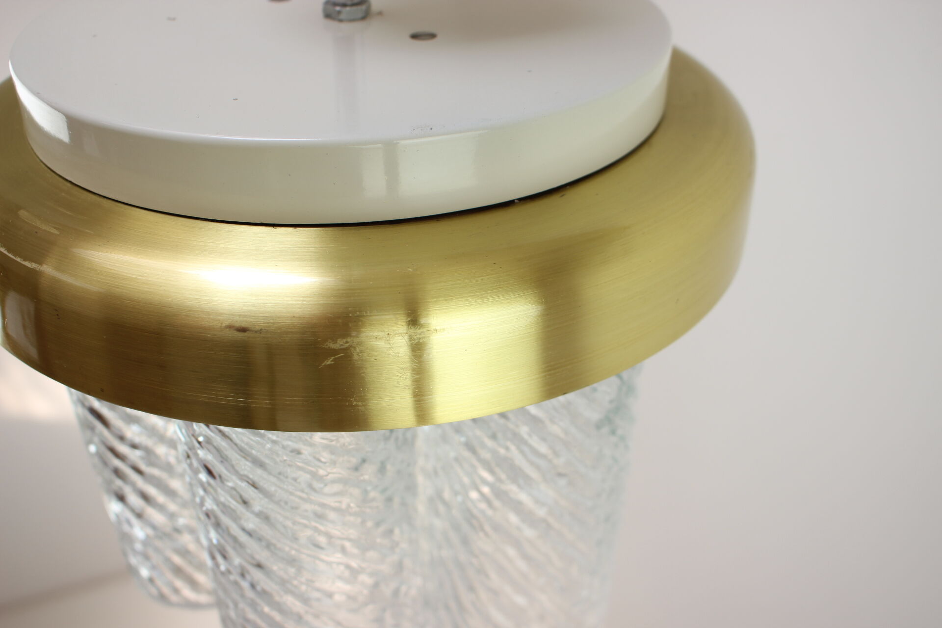 Mid-century chandelier Kamenický Šenov, 1970