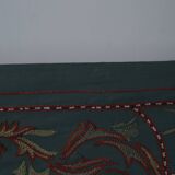 Hand knotted rug, vintage turkish rug 53x184 cm