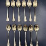 Napoleon III 19th Century Silver Vermeil Tea Set