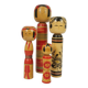 Lot de 4 poupées Japonaises KOKESHI