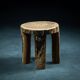 Raw wood stool