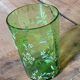 Verre peint main émaillé fin 19eme