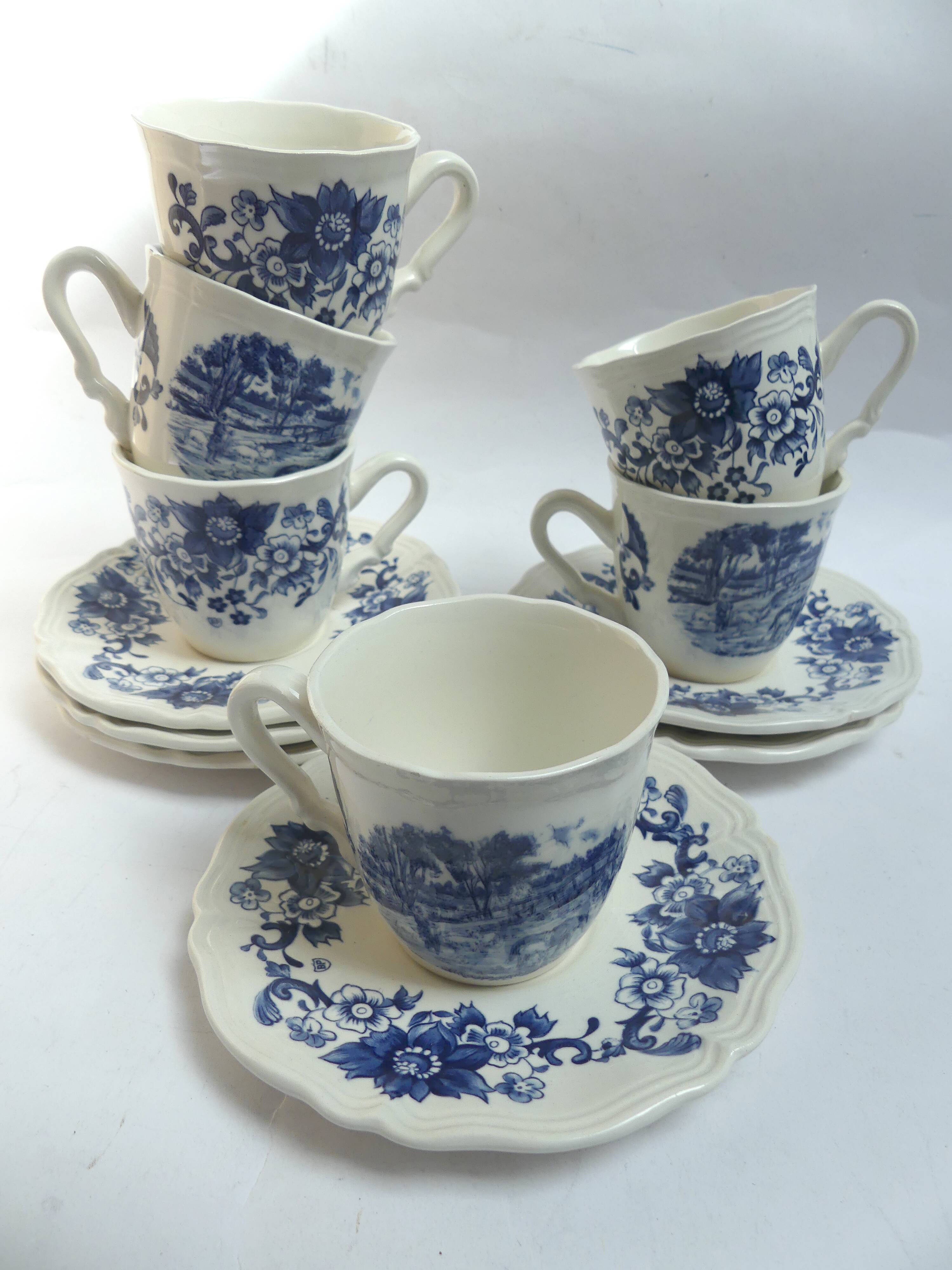 Tasses à café Sarreguemines Derby