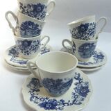 Sarreguemines Derby coffee cups