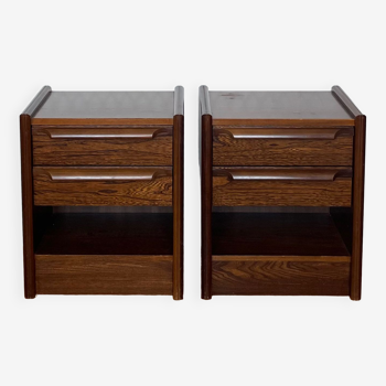 Pair of vintage bedside tables 1970