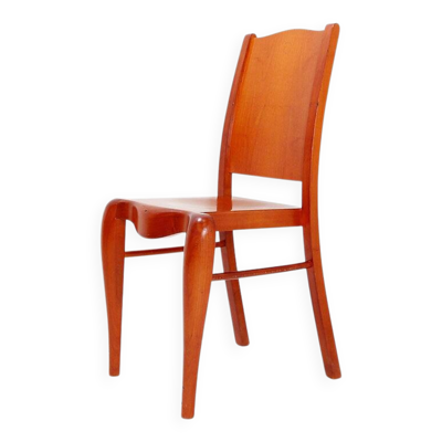 Chaise 'Placide of Wood' par Philippe Starck pour Driade Italie, années 1990