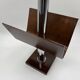 Magazine rack "Servizio da fumo" wood/metal — Italy, 1970s