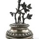 Figural eclectic fruit bowl, silver-plated brass, Poland, 19th century