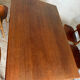 Table rectangulaire scandinave vintage en teck