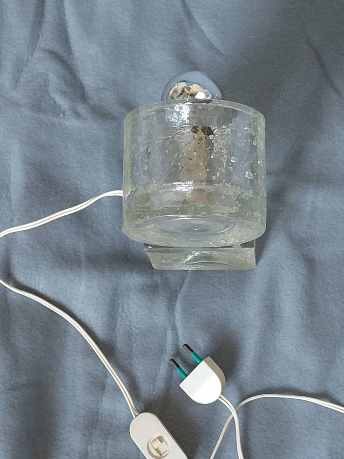 Albano Poli "ice block" table lamp