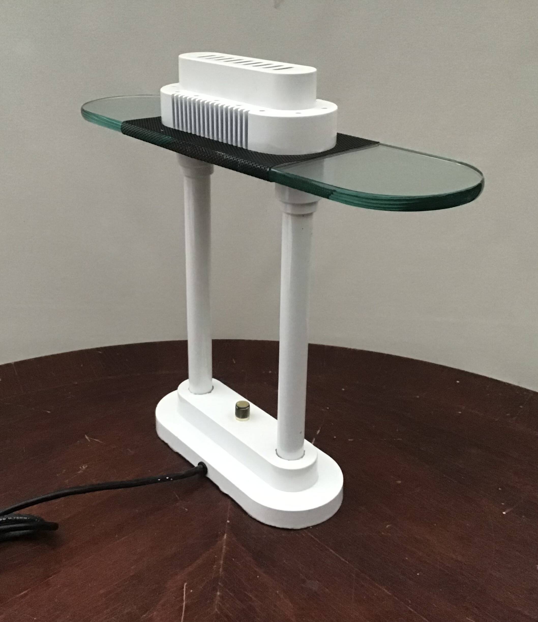 Vintage Robert Sonneman Table Lamp – Memphis Style – with Dimmer