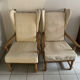 Paire de chaises hautes années 50/60