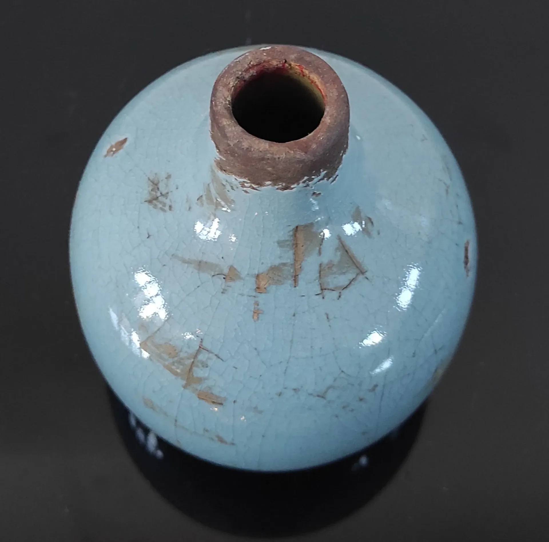 Small ceramic soliflore vase