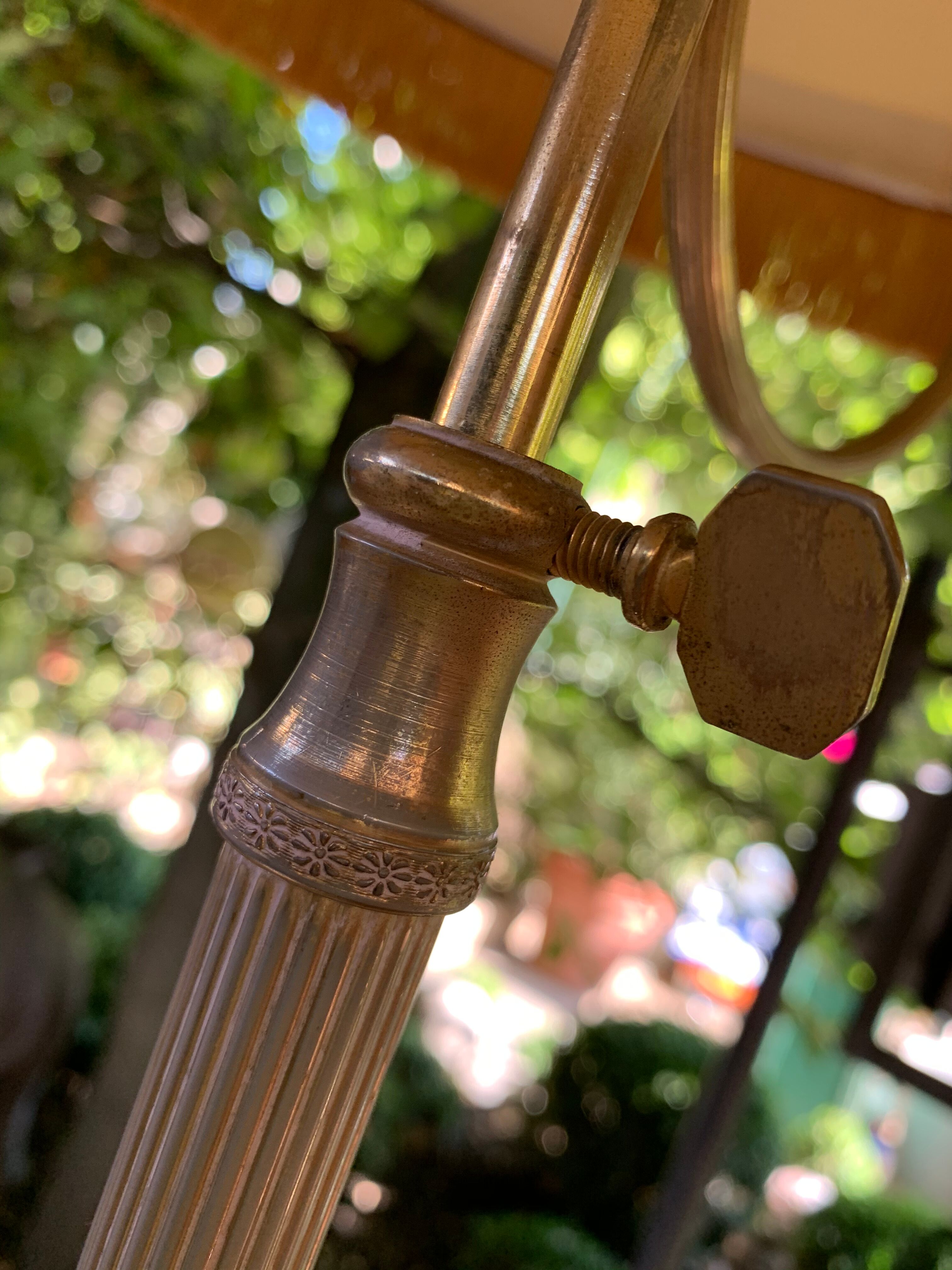 Pair of tripod lampposts 1960