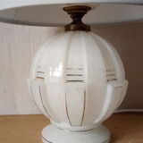 Art-deco glass lamp
