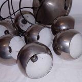 Lampe cascade chromée années 60