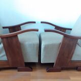 Pair of Art Deco armchairs, Morel Lab