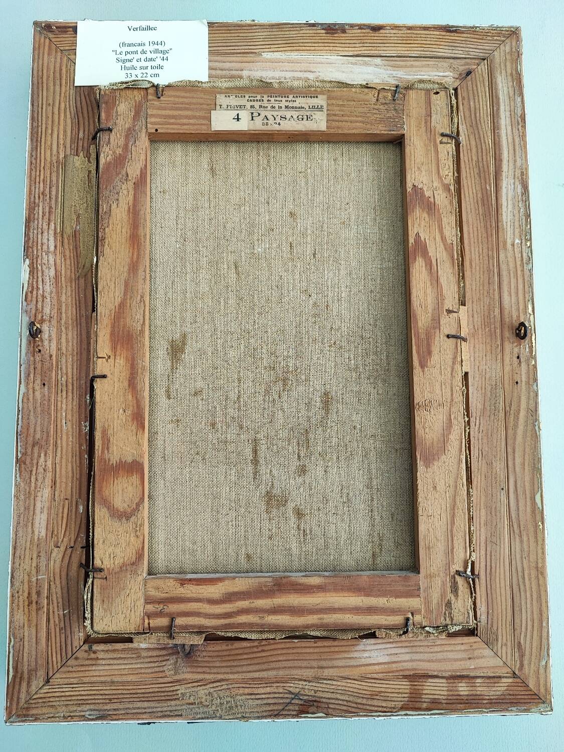 Tableau paysage francais