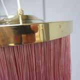 Scandinavian fringed pendant lamp T605 by Hans-Agne Jakobsson