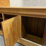 Louis Philippe 3-door buffet, airbrushed and glazed