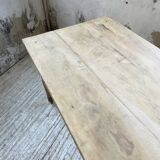 2m walnut drapery farmhouse table