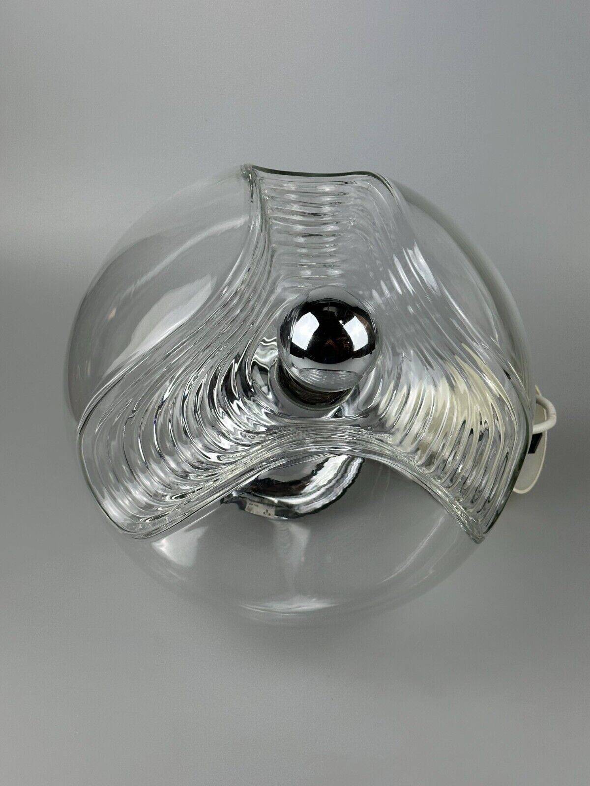 60s 70s ceiling lamp hanging lamp Peill & Putzler "Wave" Koch & Lowy Design