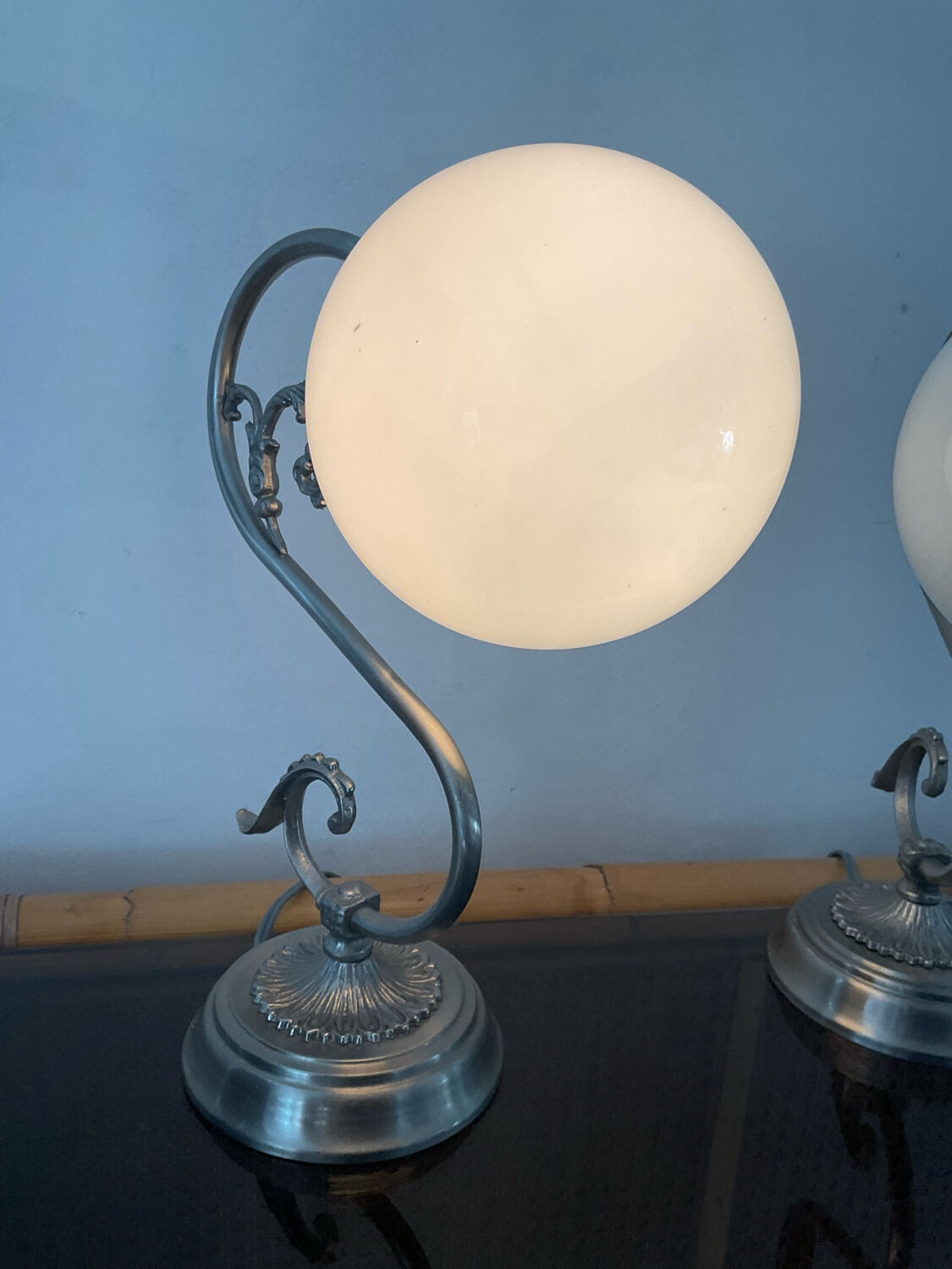 Pair of vintage lamps 70s