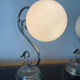 Pair of vintage lamps 70s