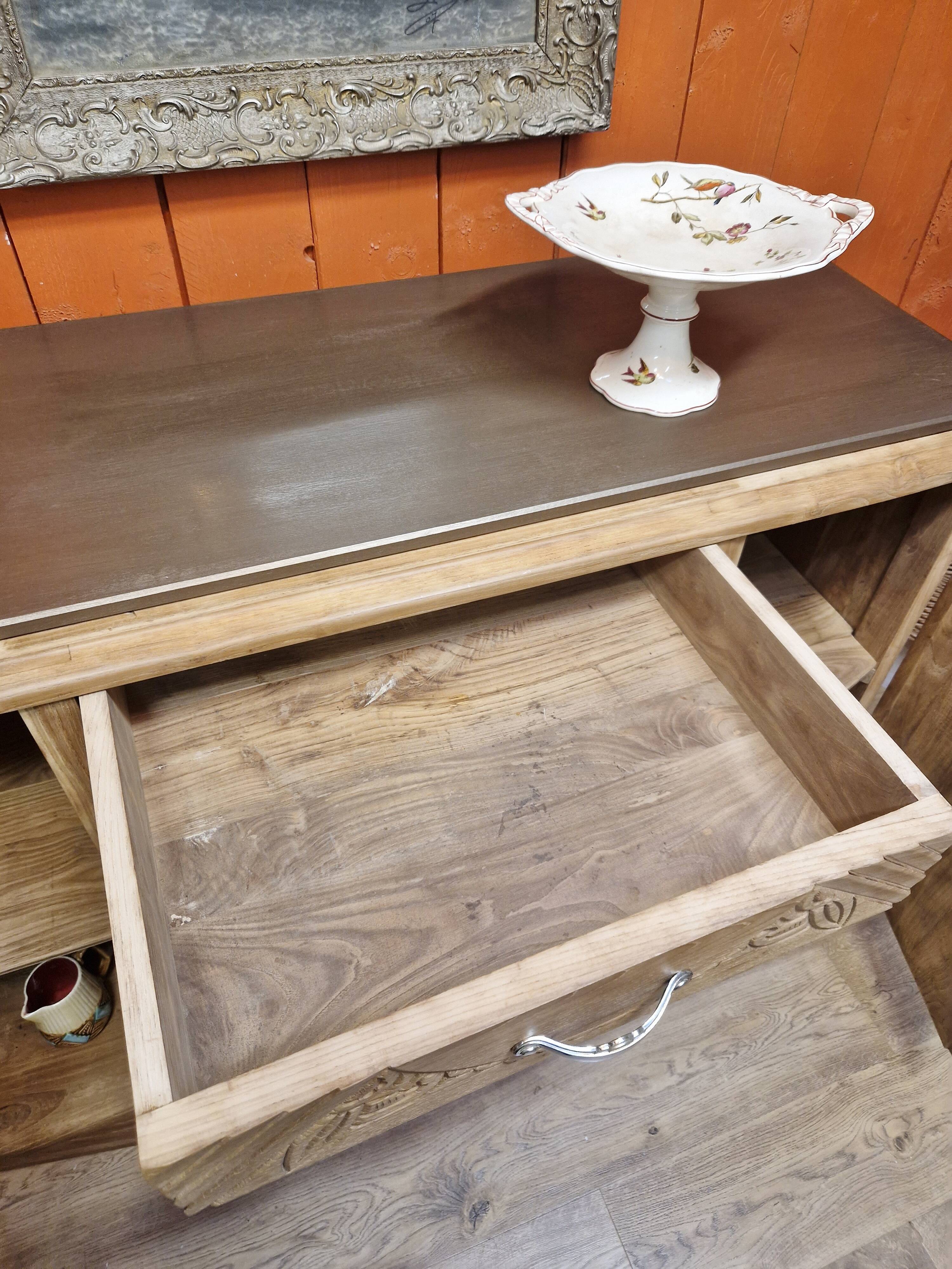 Renovated art deco oak sideboard