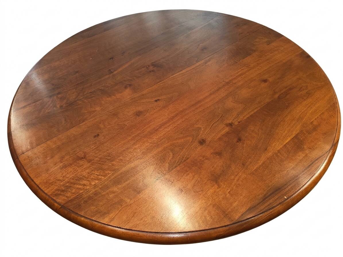 Round Solid Wood Dining Table + Extensions and Chairs