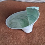 Vase vintage en opaline très original