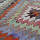 Vintage Turkish kilim, handwoven, 100x120 cm.