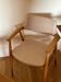 Vintage Scandinavian armchair in oak "Lene" - 1960s