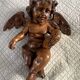 18th Century Carved Wooden Angel/Chestnut/Putto