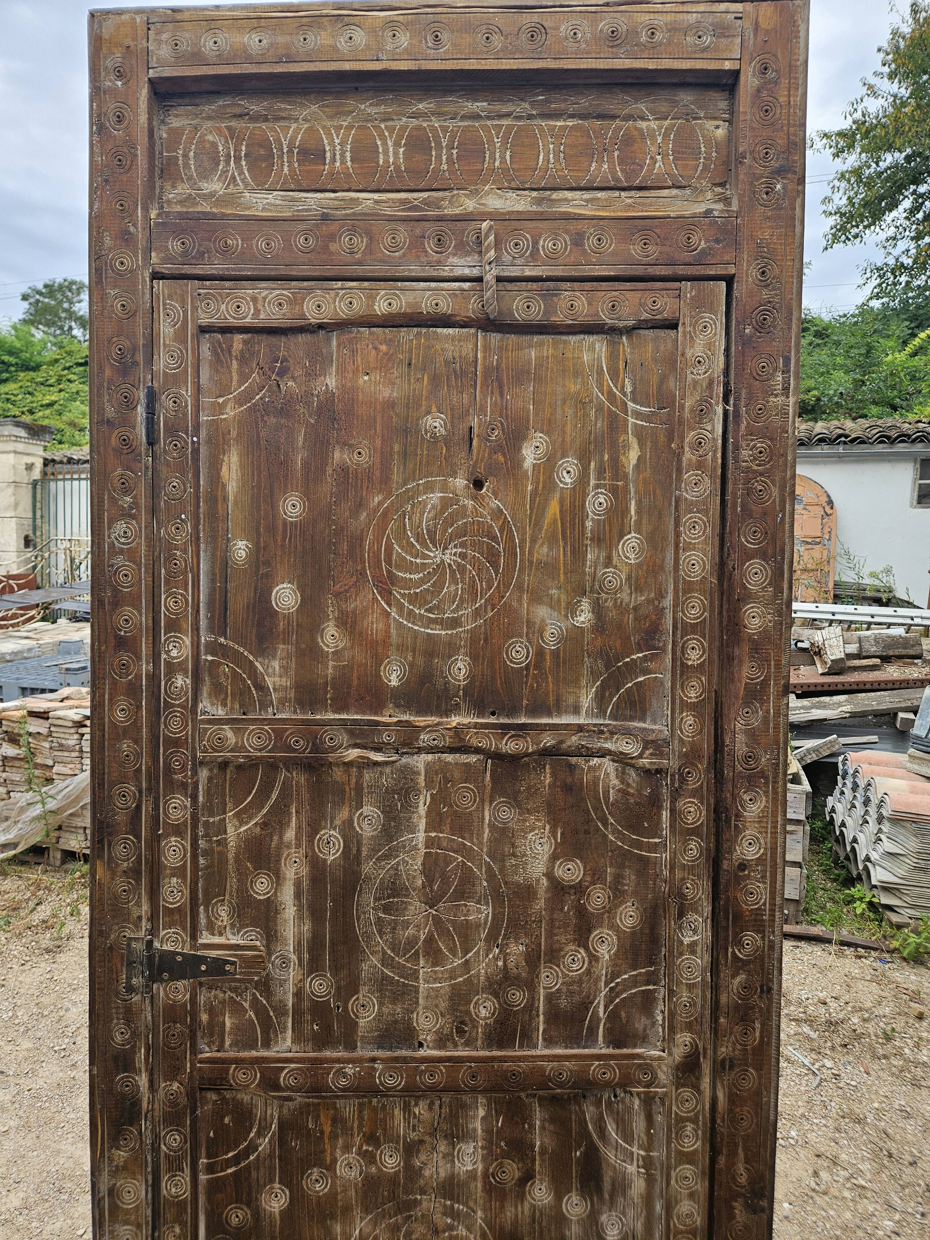 Door of a Moroccan riad