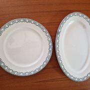 Lot De 2 Grands Plats Salins Modèle Guirlandes LXVI