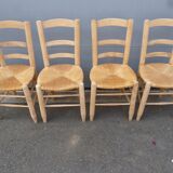 Suite of 4 mulched chairs