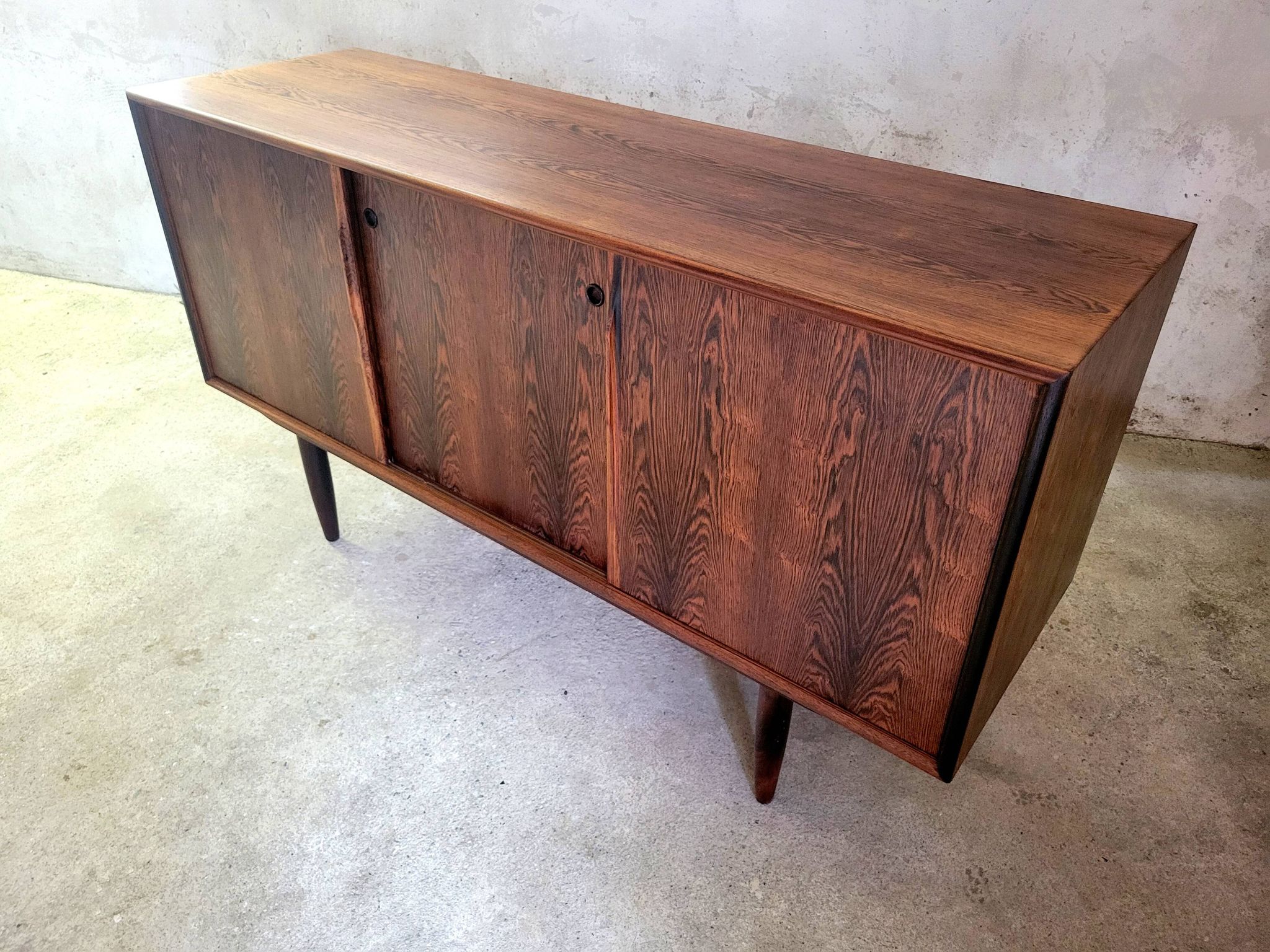 Vintage rosewood sideboard by Gunni Omann for ACO Mobler