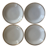 Vintage 4 porcelain soup plates winterling marktleuthen bavaria