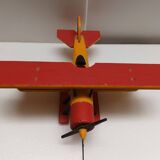 Wooden biplane seaplane