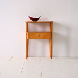 Bedside table with oak drawer
