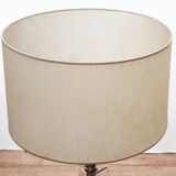 Minimalist floor lamp 1970s in chromed metal