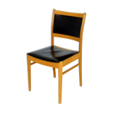 Oak and leather chair, Sweden, 1960