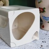 White cubic Digoin carafe