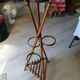 Large vintage bamboo plant stand