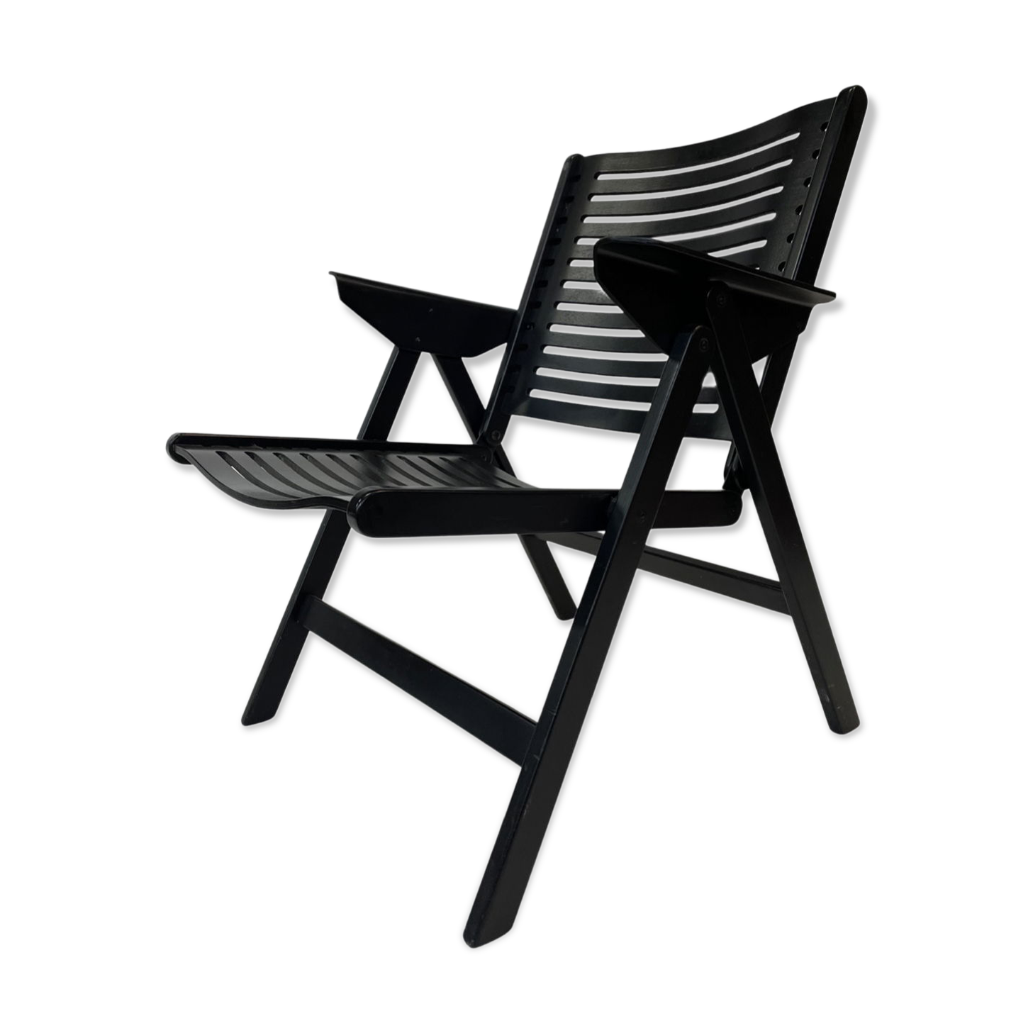 Niko Kralj Slovenian Rex Plywood Folding Chair for Stol 1950s in Black