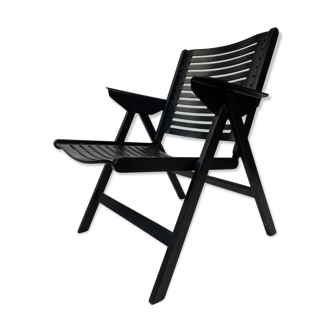 Niko Kralj Slovenian Rex Plywood Folding Chair for Stol 1950s in Black