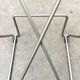 Postmodern German kitchen bar stool Kreuzschwinger by Till Behrens for Schlubach, 1980s.
